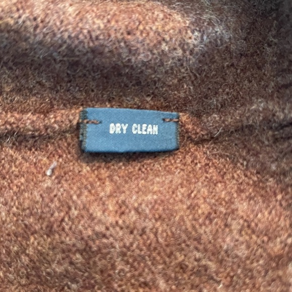 Ralph Lauren Lambswool V-Neck Sweater Men’s Large Brown Academia Preppy - Picture 6 of 9